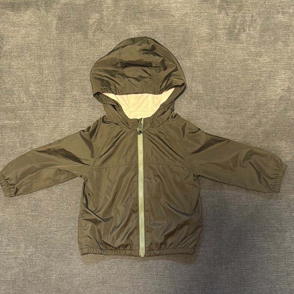 Unisex Water-Resistant Hooded Windbreaker Jacket for Baby